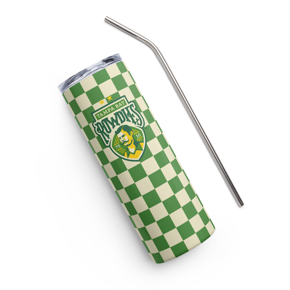 Tampa Bay Rowdies Checkmate Stainless Steel Tumbler