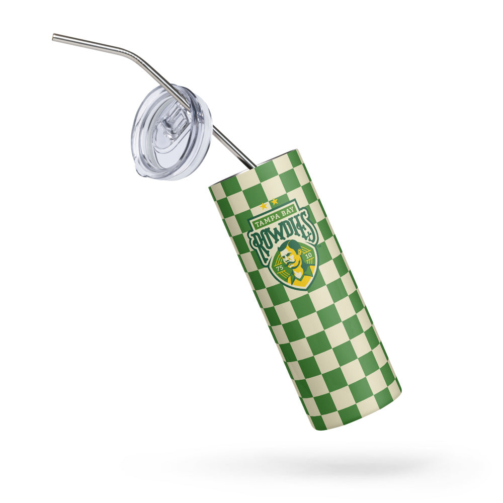 Tampa Bay Rowdies Checkmate Stainless Steel Tumbler