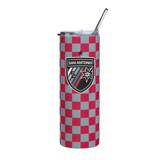 San Antonio FC Checkmate Stainless Steel Tumbler