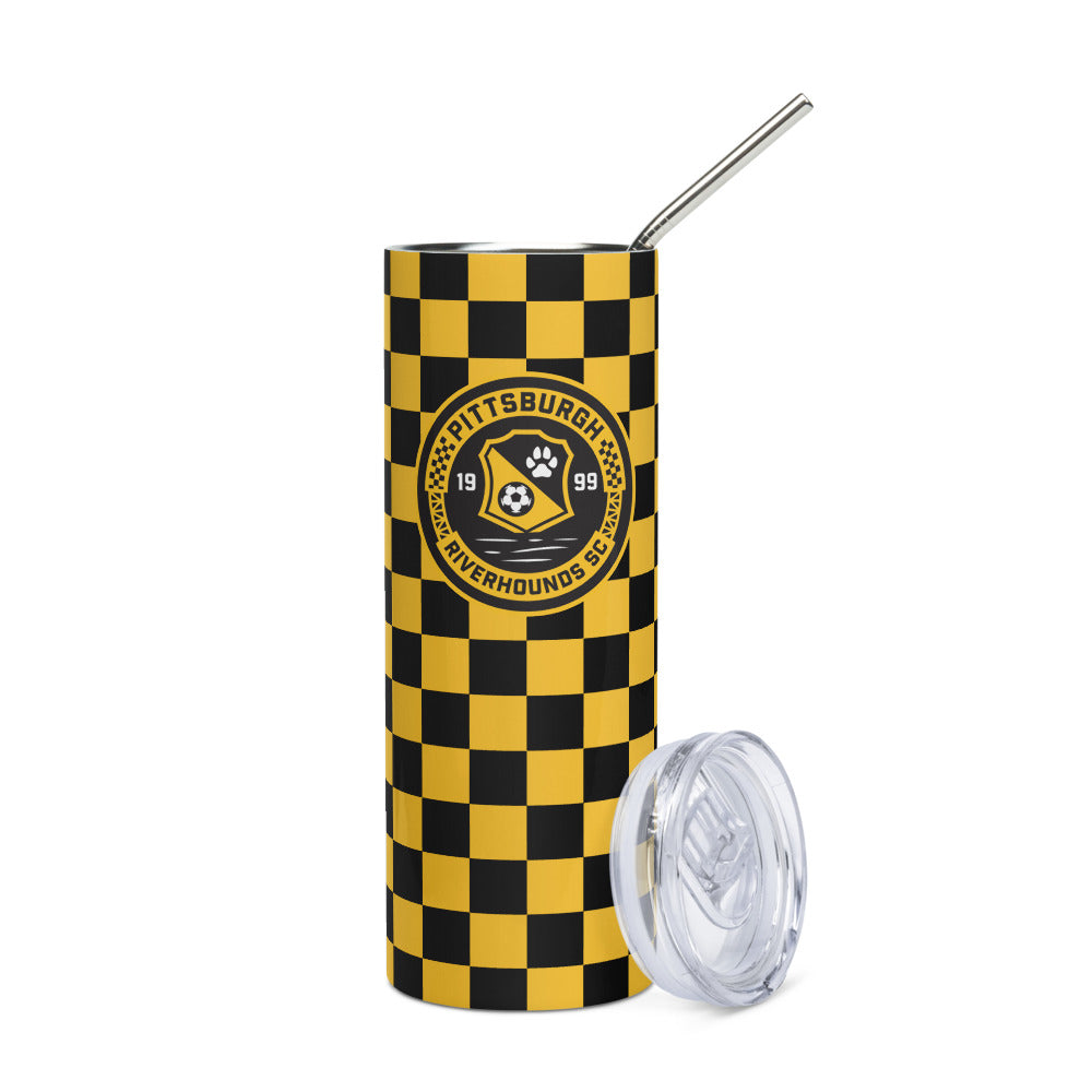 Pittsburgh Riverhounds SC Checkmate Stainless Steel Tumbler