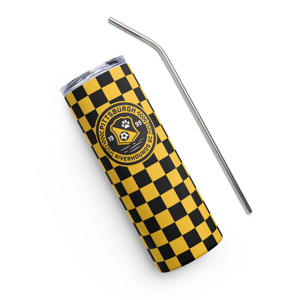 Pittsburgh Riverhounds SC Checkmate Stainless Steel Tumbler