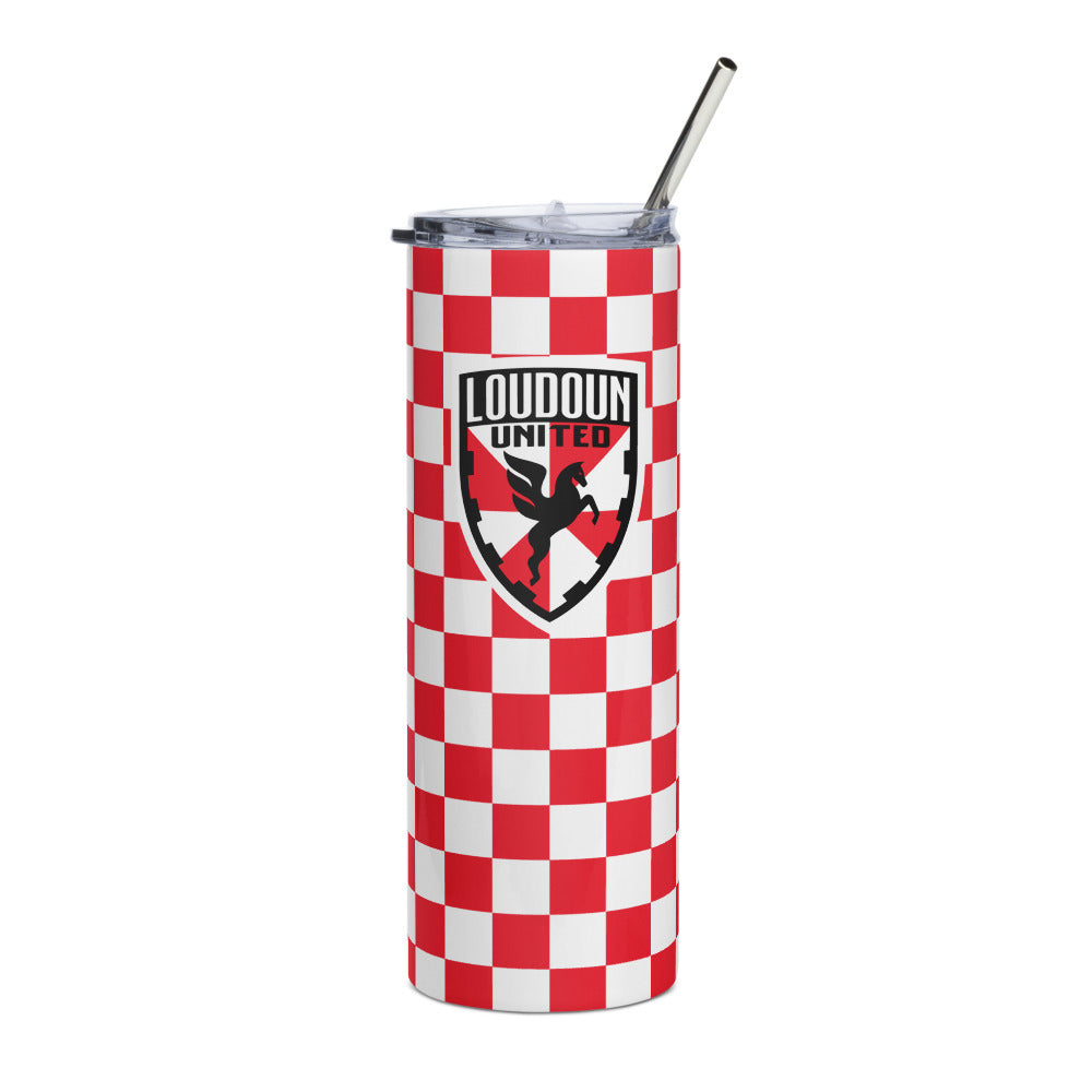 Loudoun United FC Checkmate Stainless Steel Tumbler