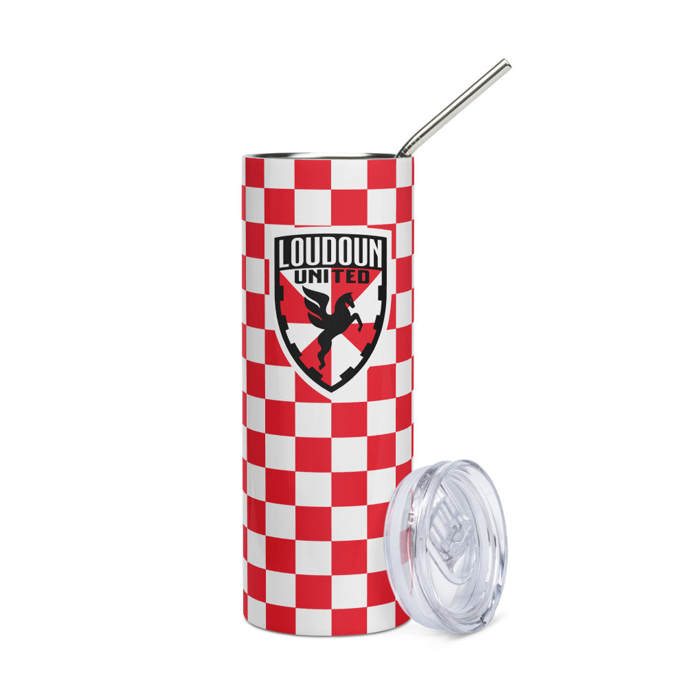 Loudoun United FC Checkmate Stainless Steel Tumbler