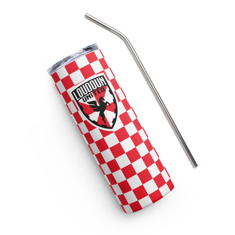 Loudoun United FC Checkmate Stainless Steel Tumbler