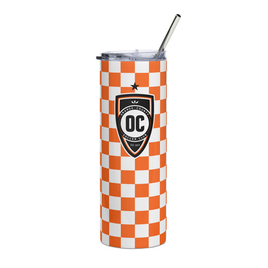 Orange County SC Checkmate Stainless Steel Tumbler