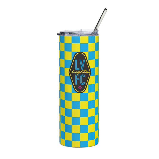 Las Vegas Lights FC Checkmate Stainless Steel Tumbler