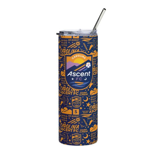 Carolina Ascent FC Tapestry Stainless Steel Tumbler