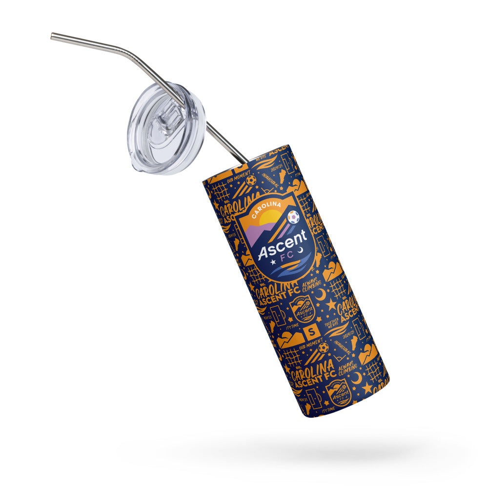 Carolina Ascent FC Tapestry Stainless Steel Tumbler