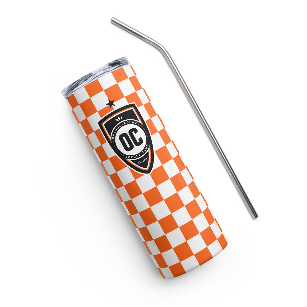 Orange County SC Checkmate Stainless Steel Tumbler