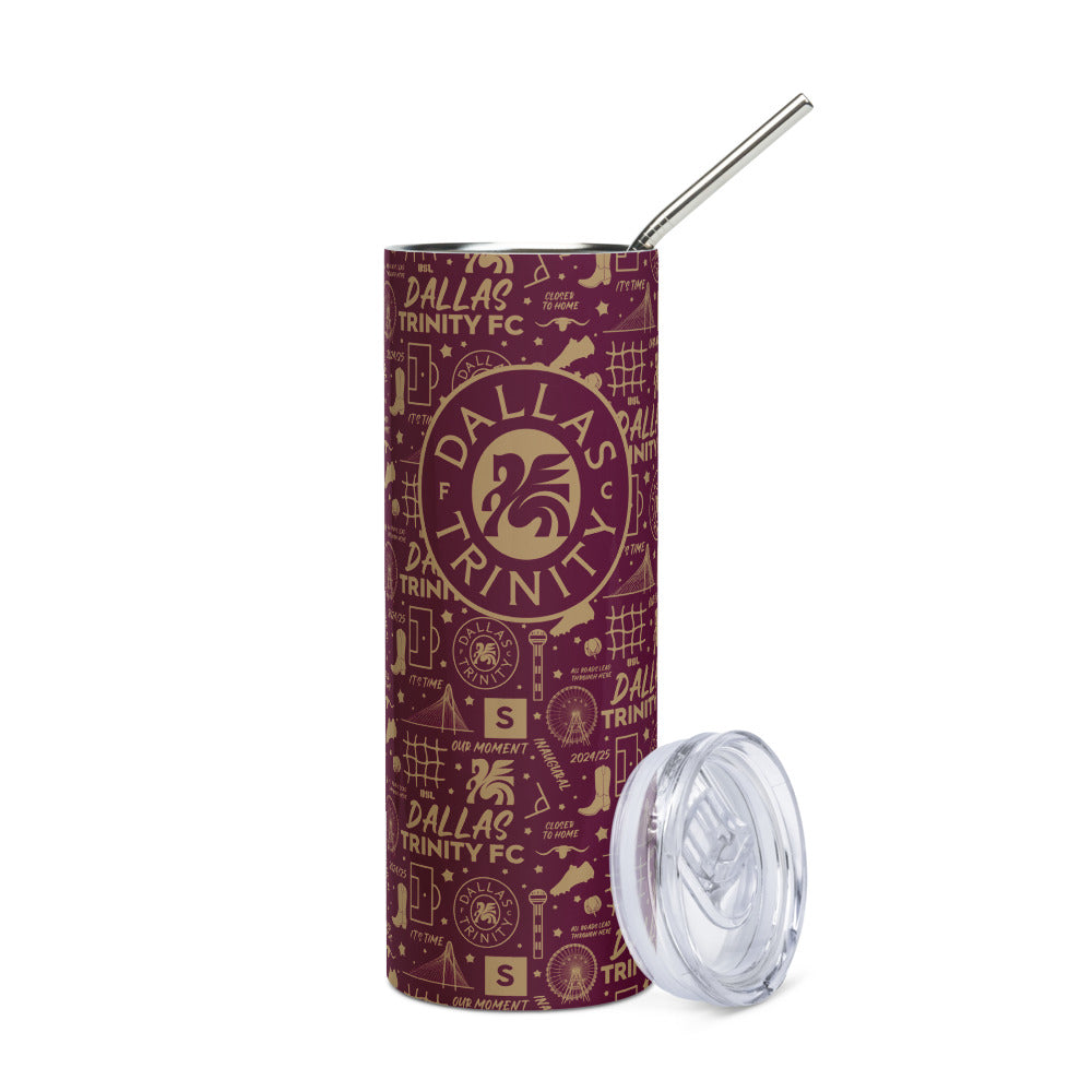 Dallas Trinity FC Tapestry Stainless Steel Tumbler
