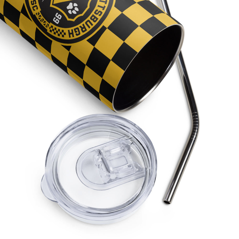 Pittsburgh Riverhounds SC Checkmate Stainless Steel Tumbler