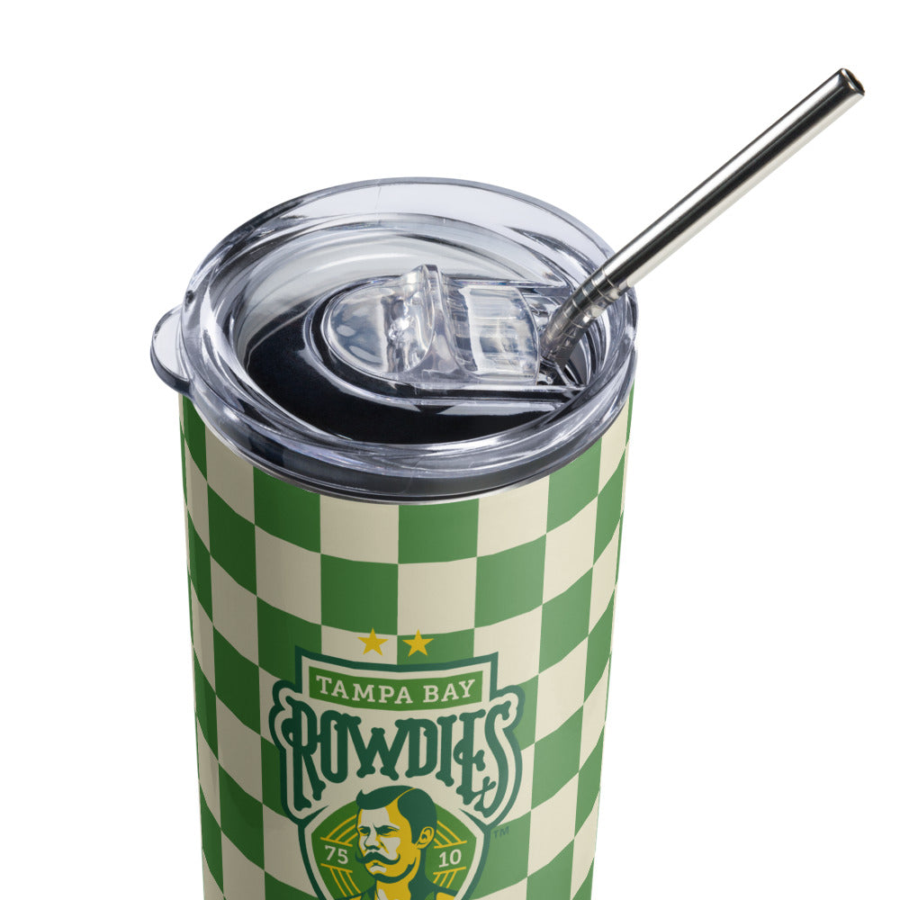 Tampa Bay Rowdies Checkmate Stainless Steel Tumbler