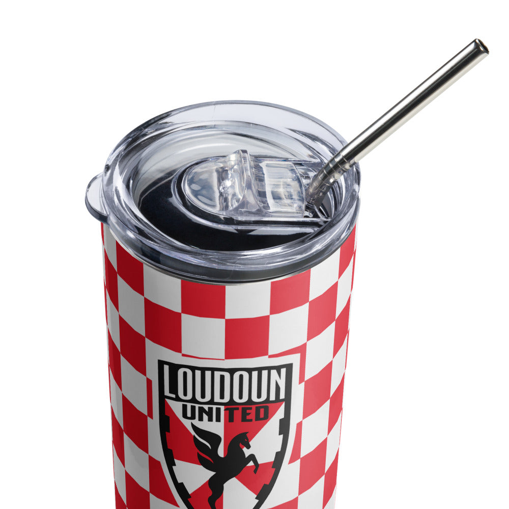 Loudoun United FC Checkmate Stainless Steel Tumbler