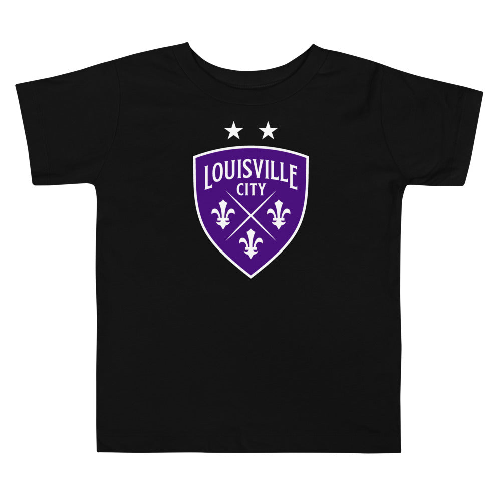Louisville City FC Crest Toddler T-Shirt Black