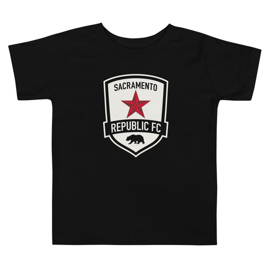 Sacramento Republic Crest Toddler T-Shirt Black