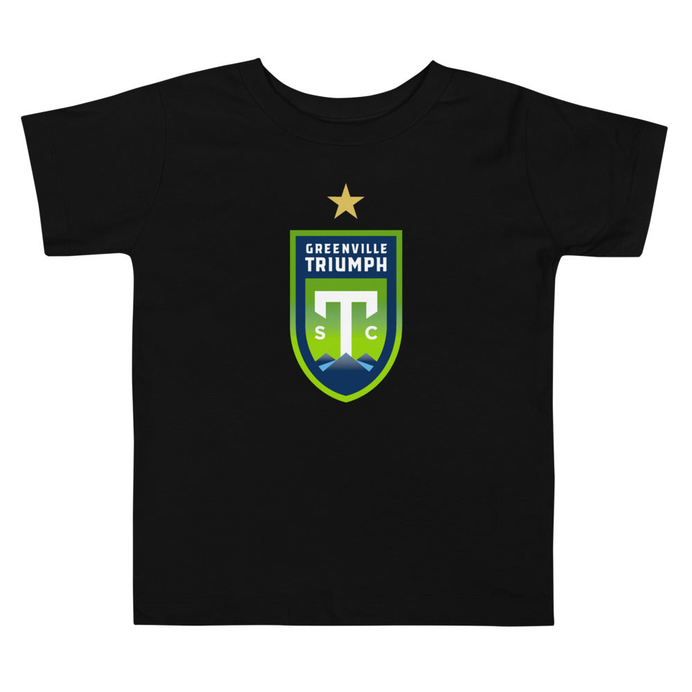 Greenville Triumph SC Crest Toddler T-Shirt Black