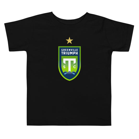 Greenville Triumph SC Crest Toddler T-Shirt Black