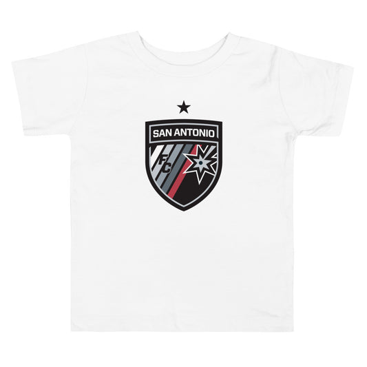 San antonio fc crest toddler t-shirt - white