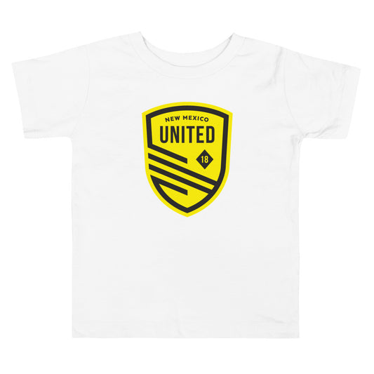 New mexico united crest toddler t-shirt - white