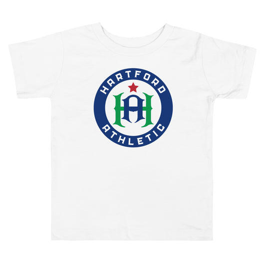 Hartford athletic crest toddler t-shirt - white