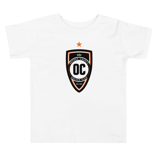 Orange county sc crest toddler t-shirt - white