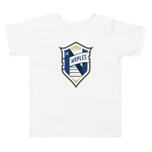 Fc naples crest toddler short sleeve t-shirt - white