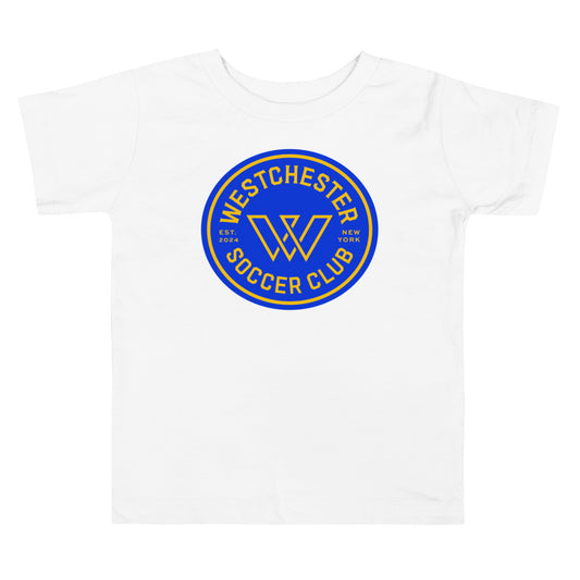 Westchester sc crest toddler t-shirt - white