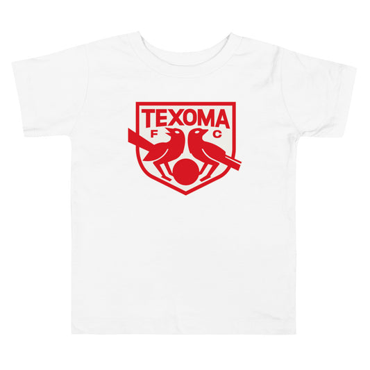 Texoma fc crest toddler t-shirt - white