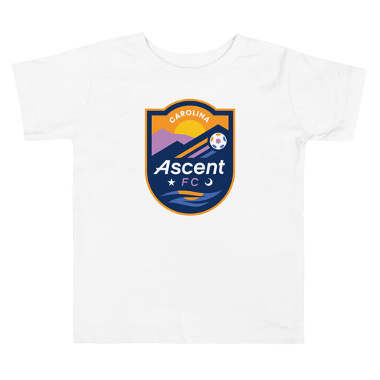 Carolina ascent fc crest toddler t-shirt - white