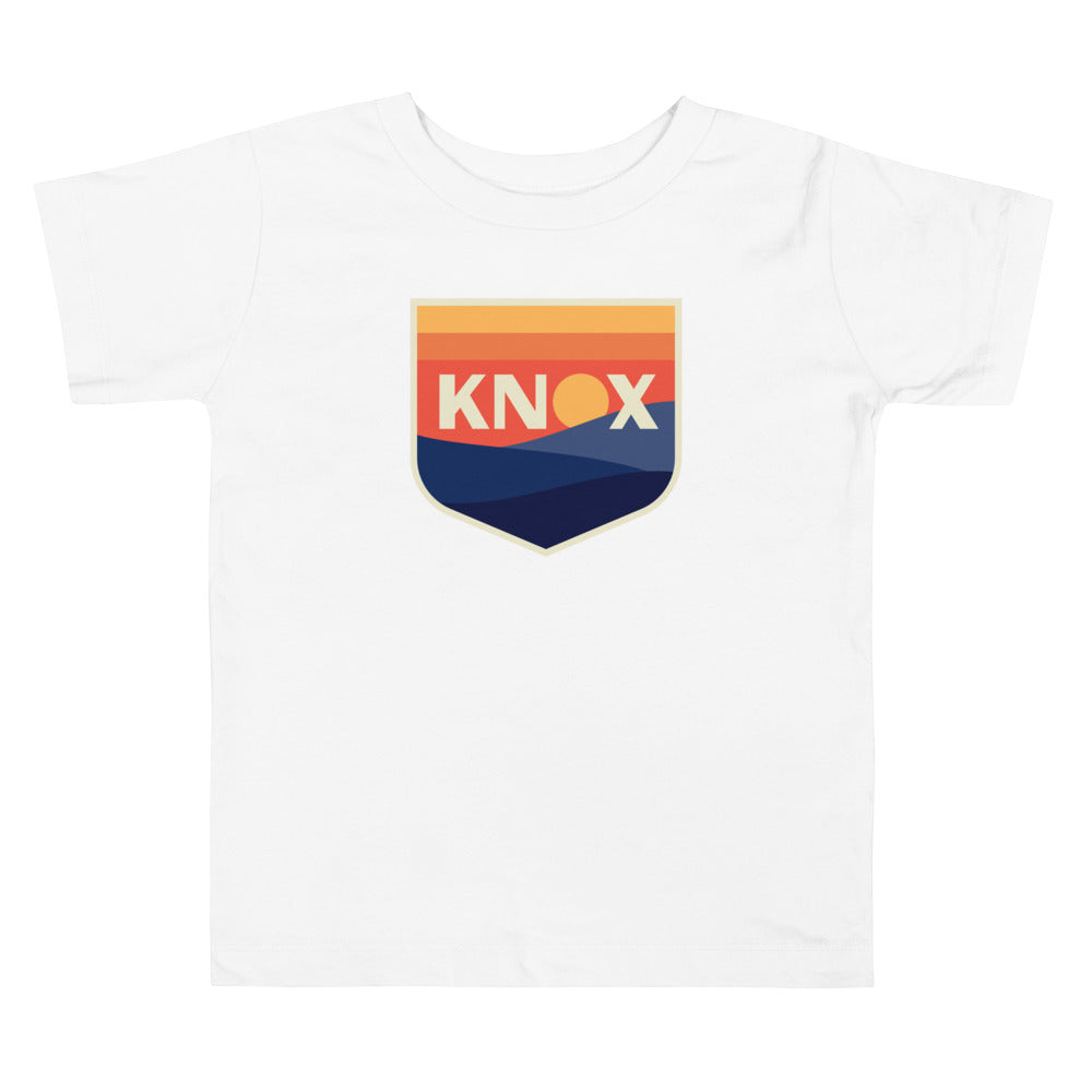 One Knoxville SC Crest Toddler Short Sleeve T-Shirt White