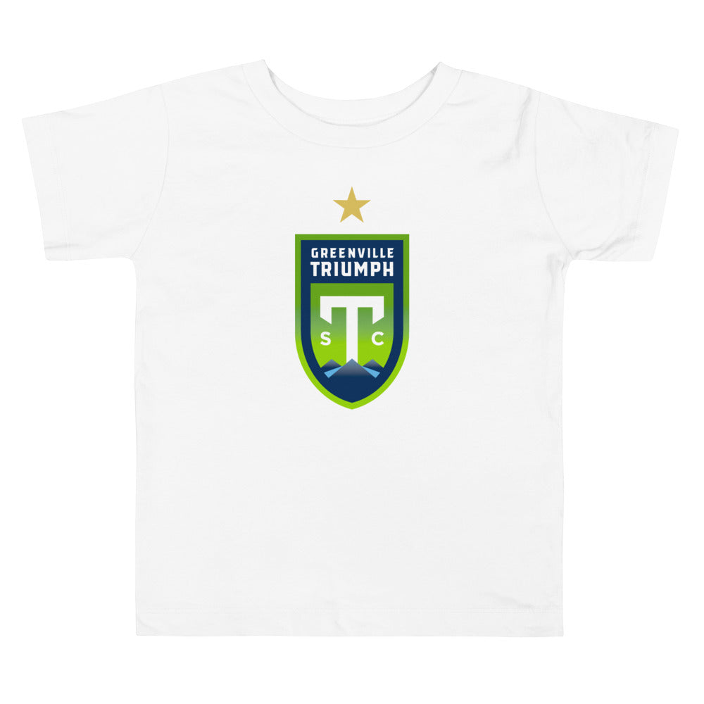 Greenville Triumph SC Crest Toddler T-Shirt White