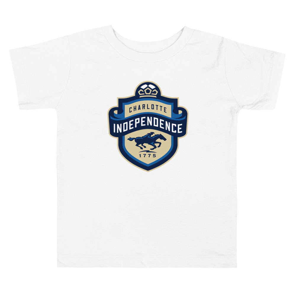Charlotte Independence Crest Toddler T-Shirt White