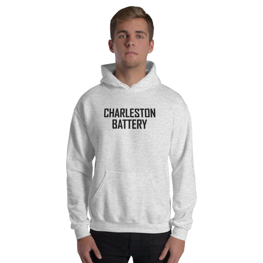 Charleston Battery Embroidered Wordmark Adult Hoodie