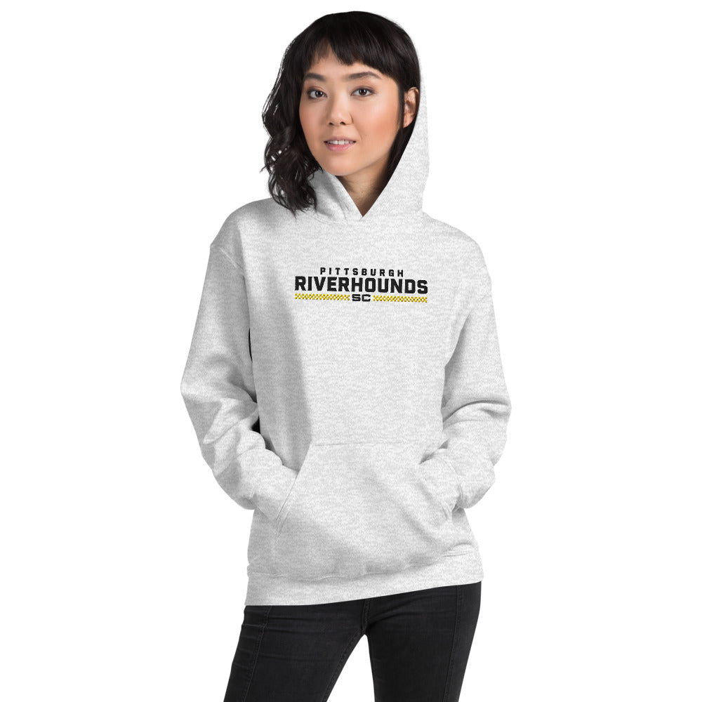 Pittsburgh Riverhounds SC Embroidered Wordmark Adult Hoodie