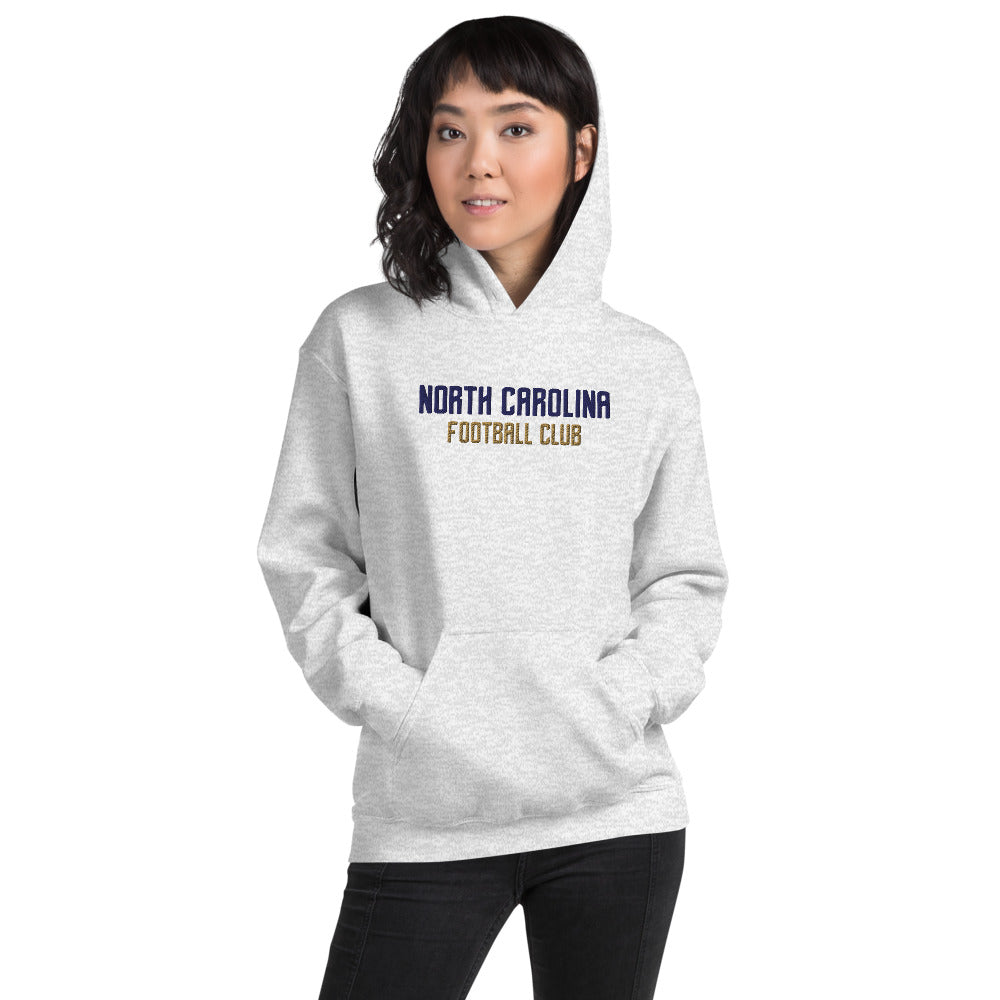 North Carolina FC Embroidered Wordmark Adult Hoodie