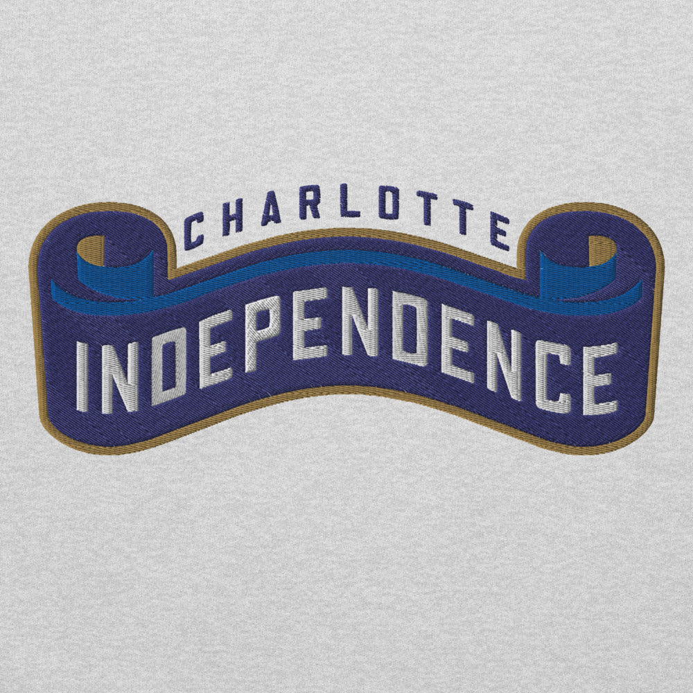 Charlotte Independence Embroidered Wordmark Hooded Sweatshirt