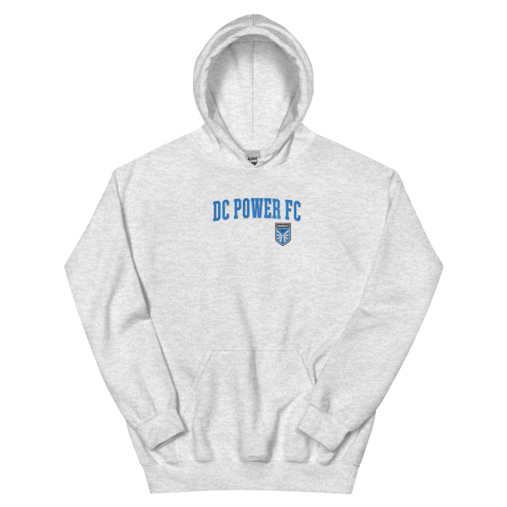 DC Power Embroidered Wordmark Adult Hoodie