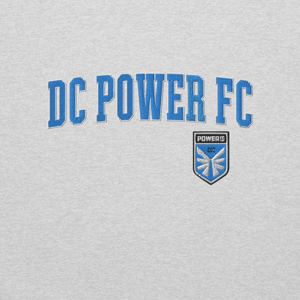 DC Power Embroidered Wordmark Adult Hoodie