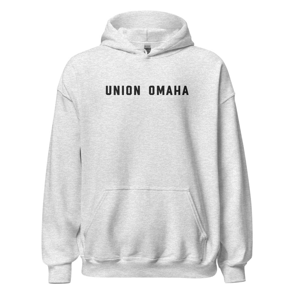 Union Omaha Embroidered Wordmark Adult Hoodie