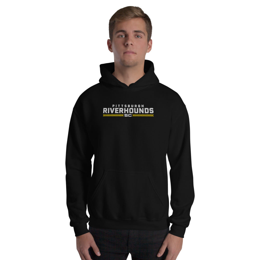 Pittsburgh Riverhounds SC Embroidered Wordmark Adult Hoodie