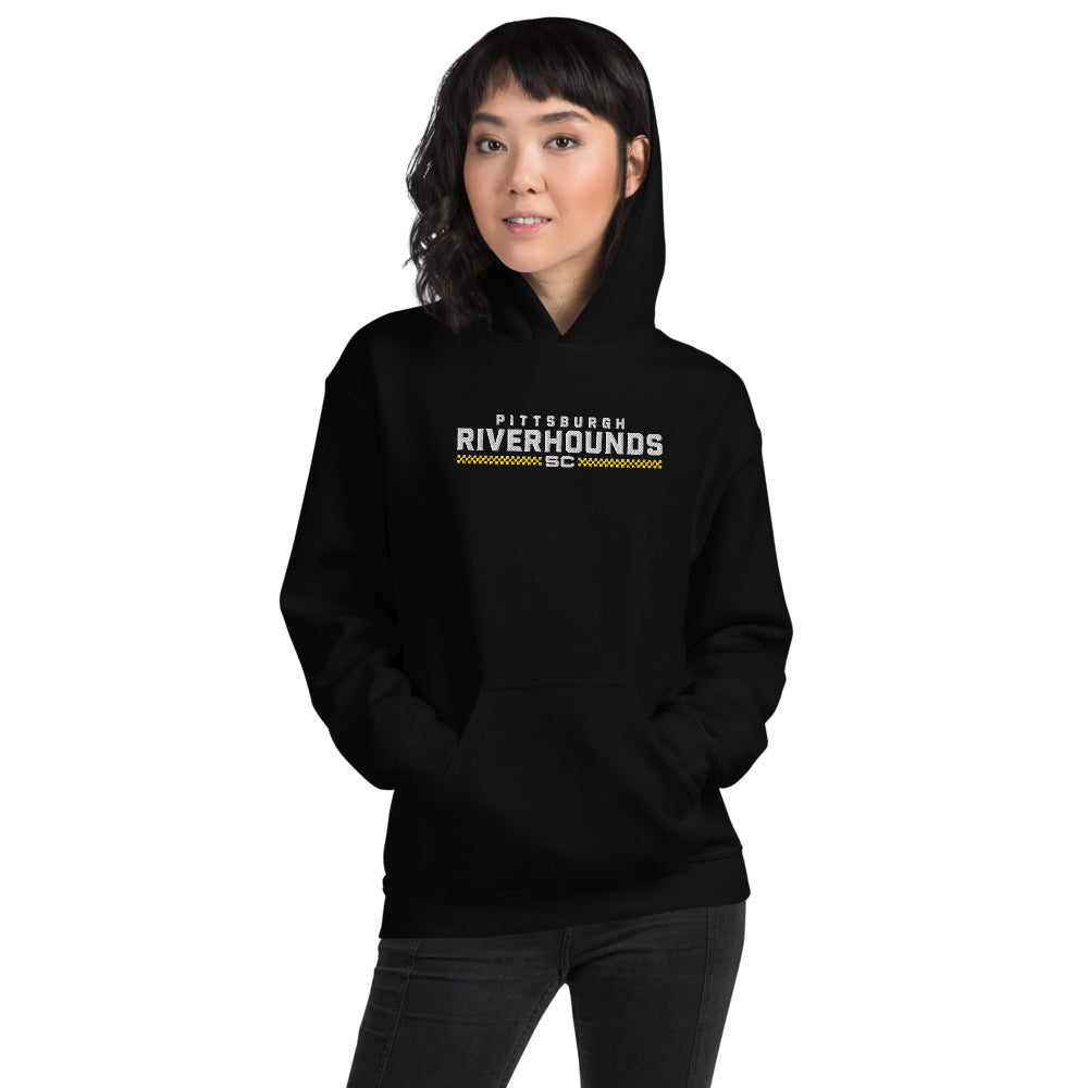 Pittsburgh Riverhounds SC Embroidered Wordmark Adult Hoodie