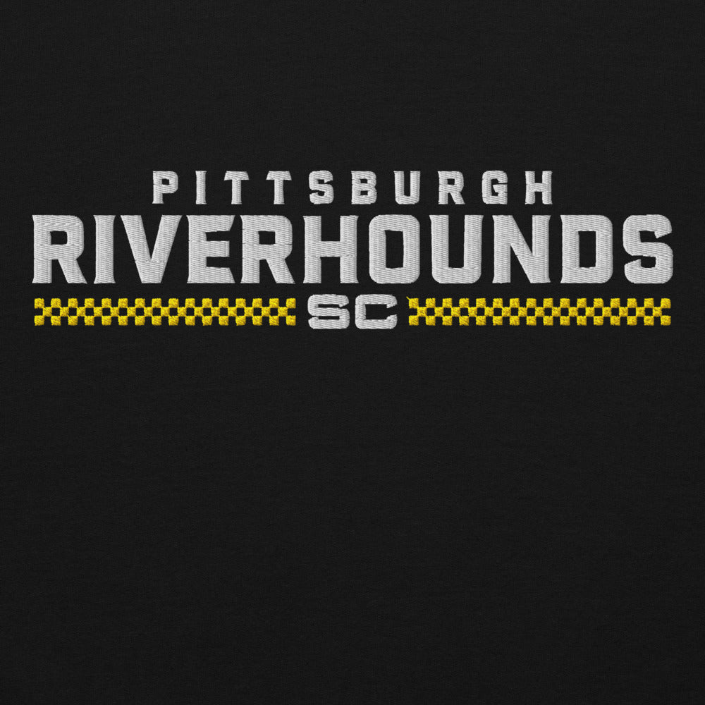 Pittsburgh Riverhounds SC Embroidered Wordmark Adult Hoodie