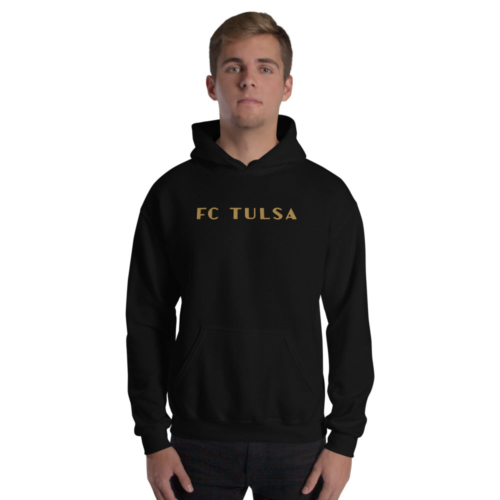 FC Tulsa Embroidered Wordmark Adult Hoodie