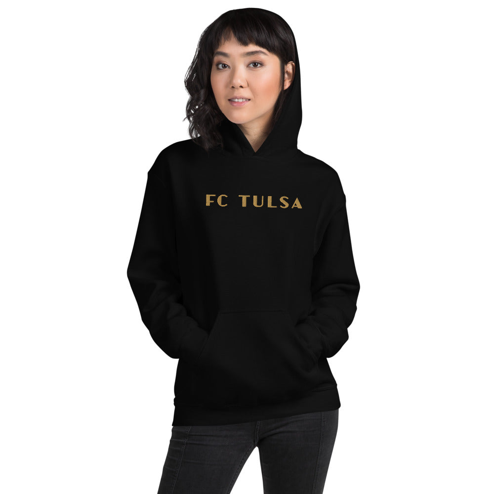 FC Tulsa Embroidered Wordmark Adult Hoodie