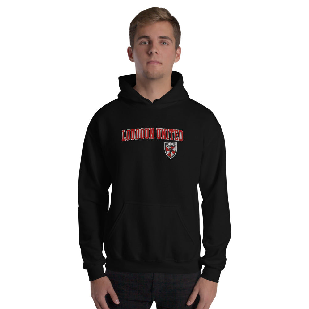 Loudoun United FC Embroidered Wordmark Adult Hoodie