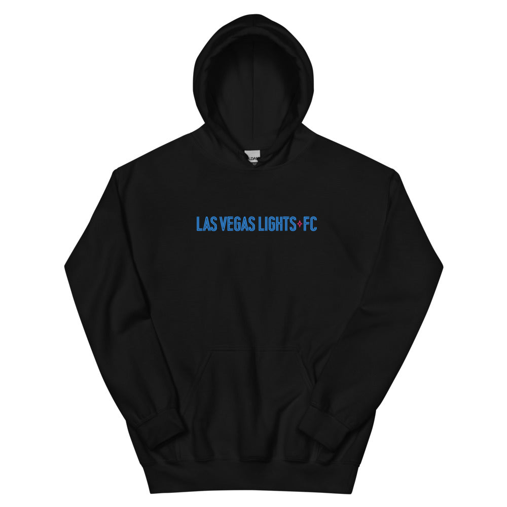 Las Vegas Lights FC Embroidered Wordmark Adult Hoodie