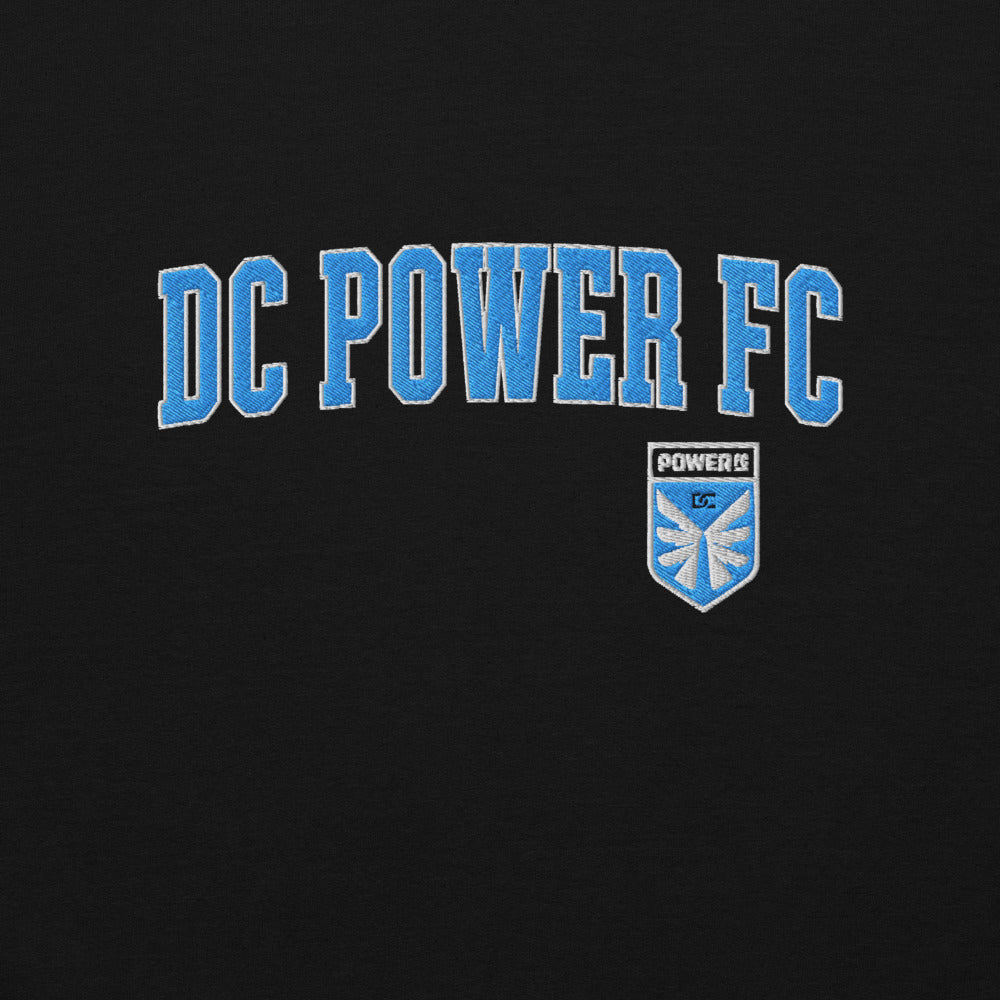 DC Power Embroidered Wordmark Adult Hoodie