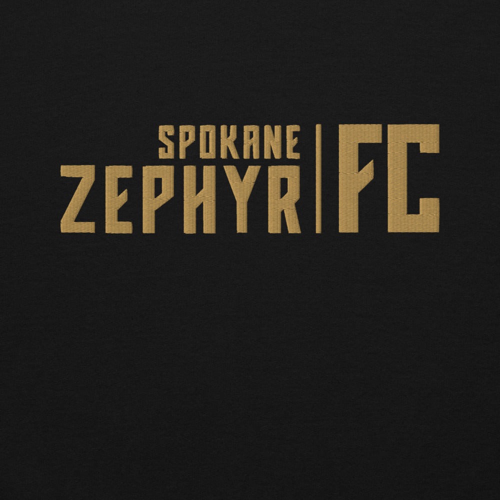 Spokane Zephyr FC Embroidered Wordmark Adult Hoodie