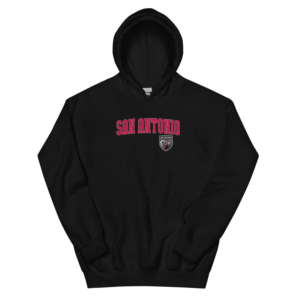 San Antonio FC Embroidered Wordmark Adult Hoodie