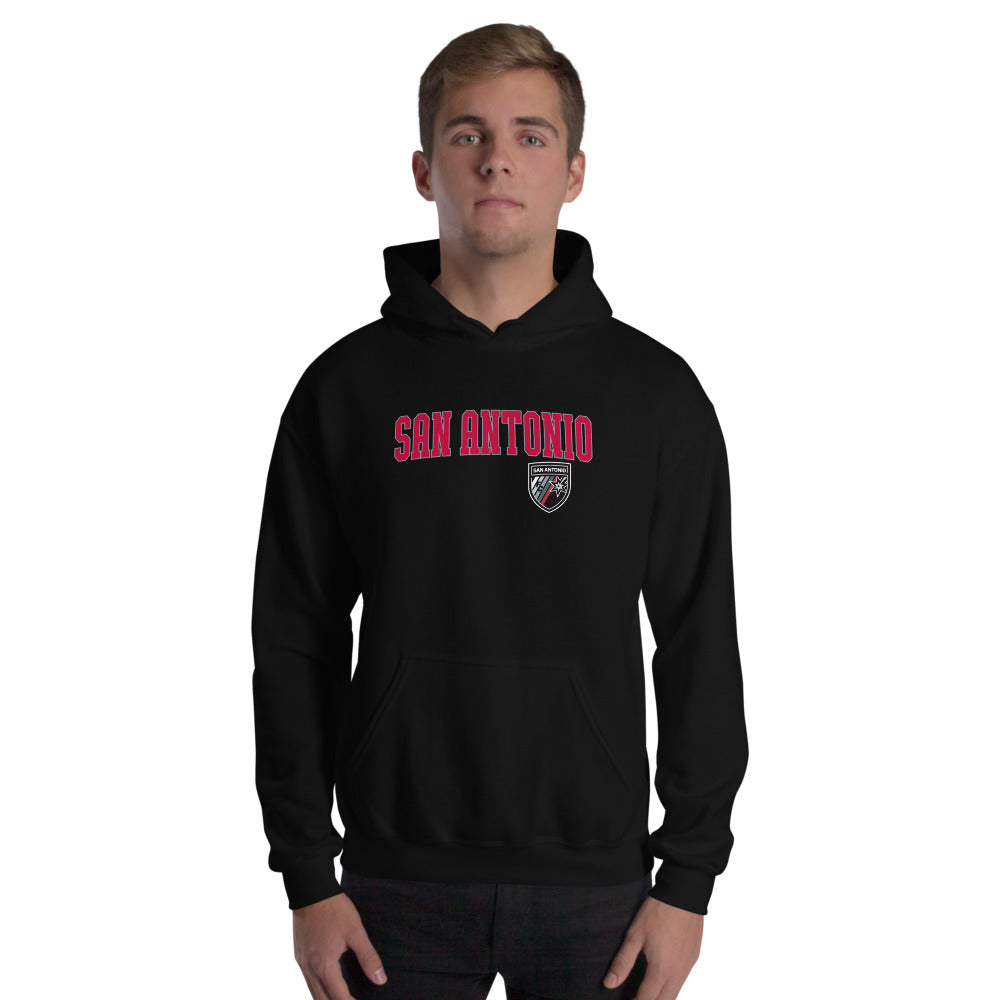 San Antonio FC Embroidered Wordmark Adult Hoodie